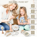 Instrumentos Musicales Montessori de Madera para Bebés