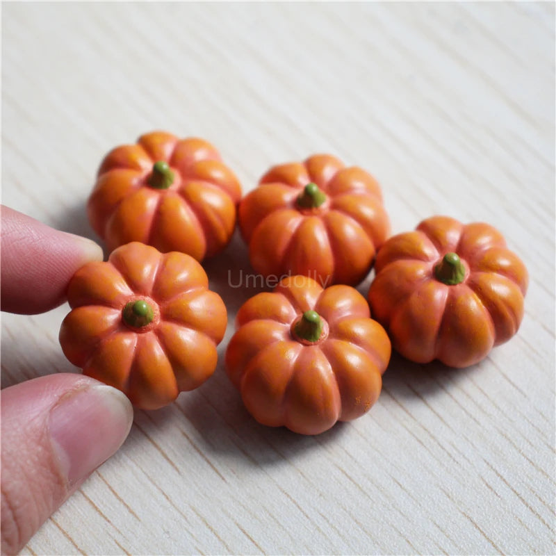 Mini Calabazas 1/6 para Casa de Muñecas