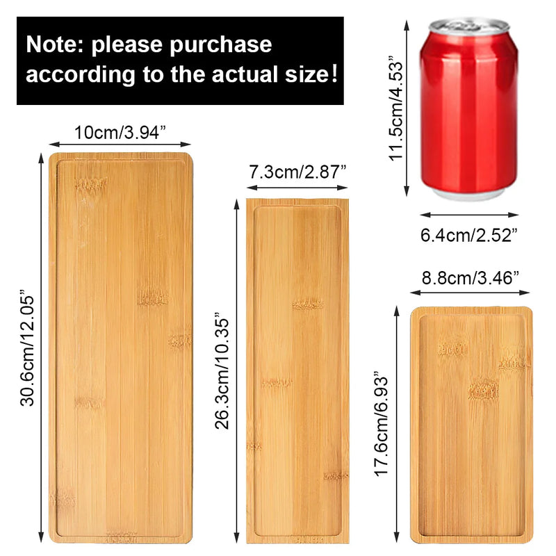 Bandeja de Bambú para Baño y Cocina