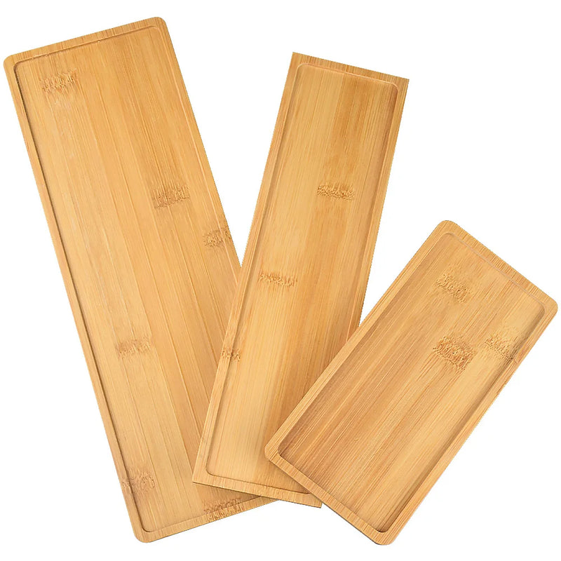 Bandeja de Bambú para Baño y Cocina