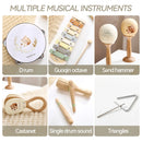Instrumentos Musicales Montessori de Madera para Bebés